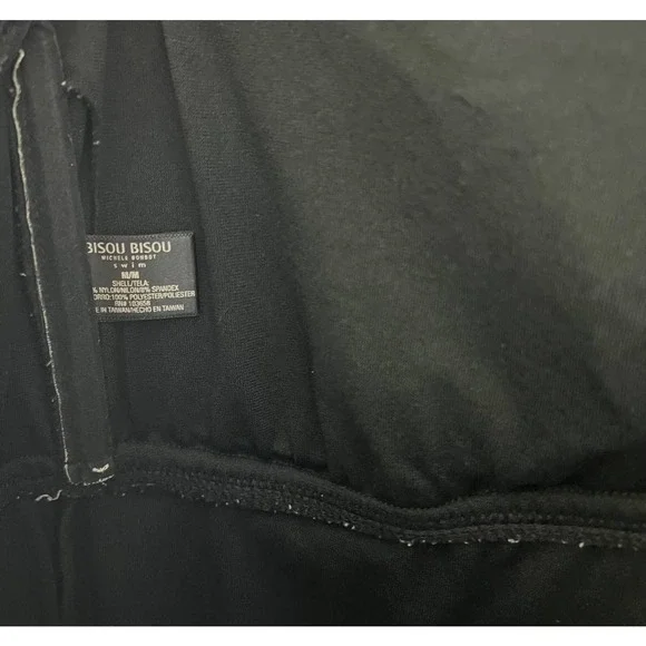 Bisou Bisou Black Halter Top by Michelle Bohbot Swimwear Size Medium Beach - Picture 4 of 4